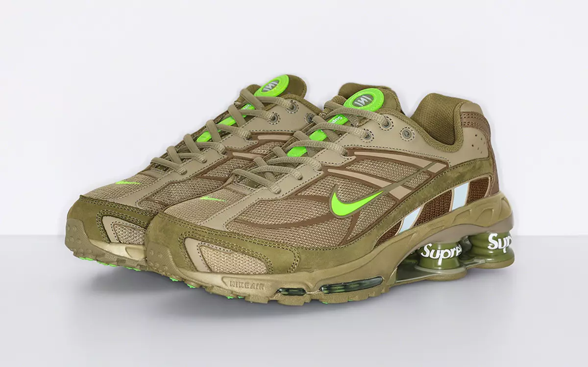 Supreme Nike Shox Ride 2 Olive Data lansării