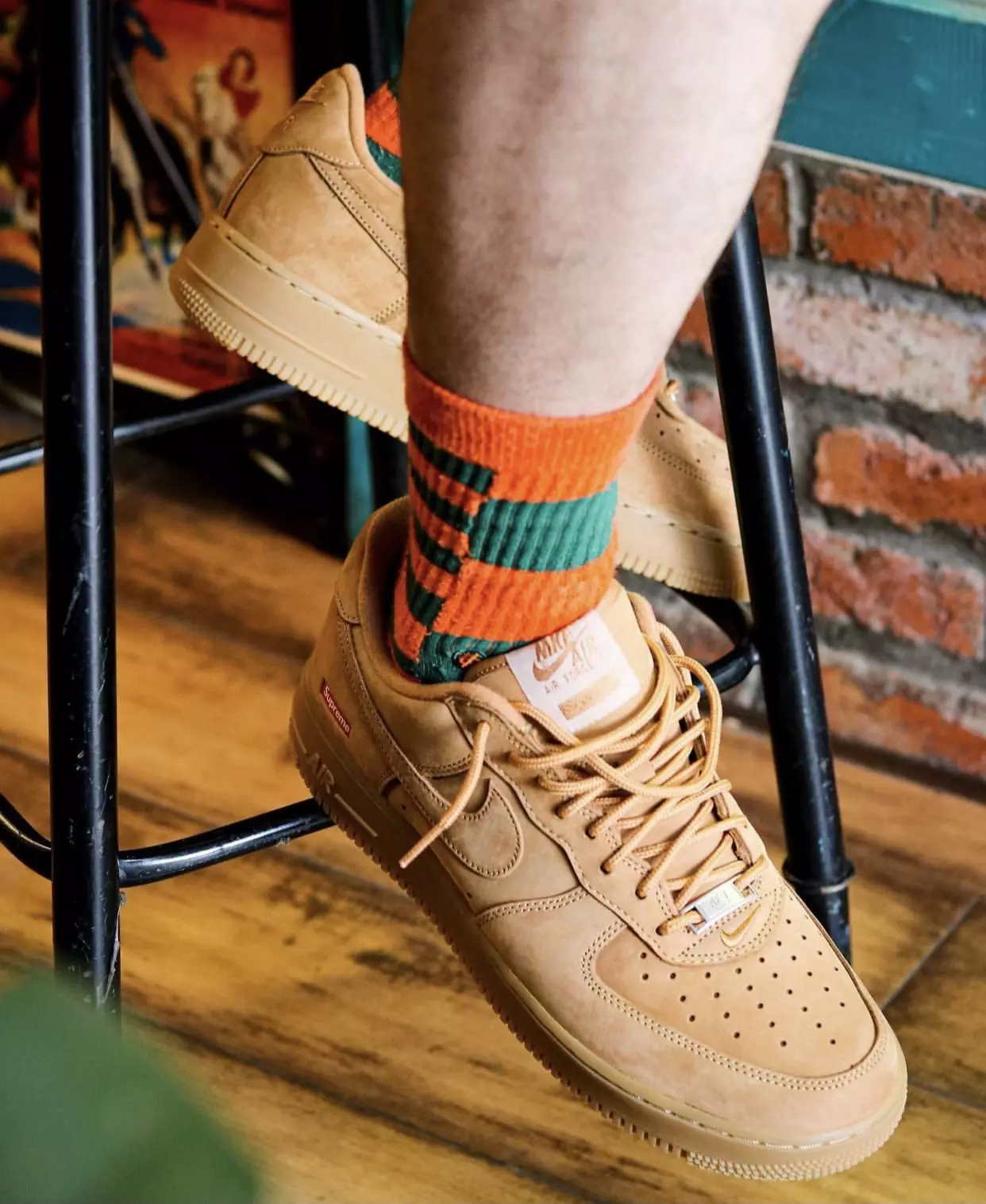 Supreme Nike Air Force 1 Wheat Flax – data premiery