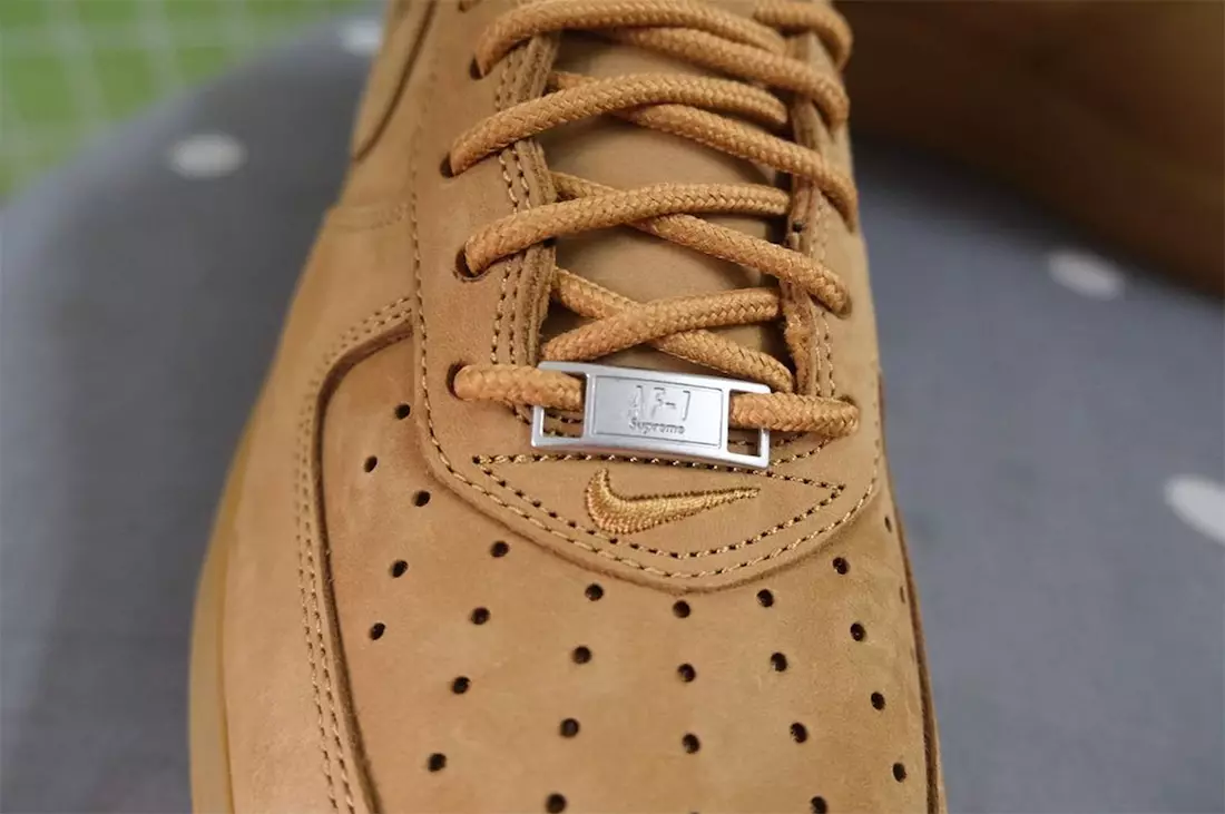 תאריך שחרור של Supreme Nike Air Force 1 Low Wheat Flax