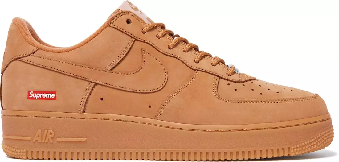 Дата выпуску Supreme Nike Air Force 1 Low Flax