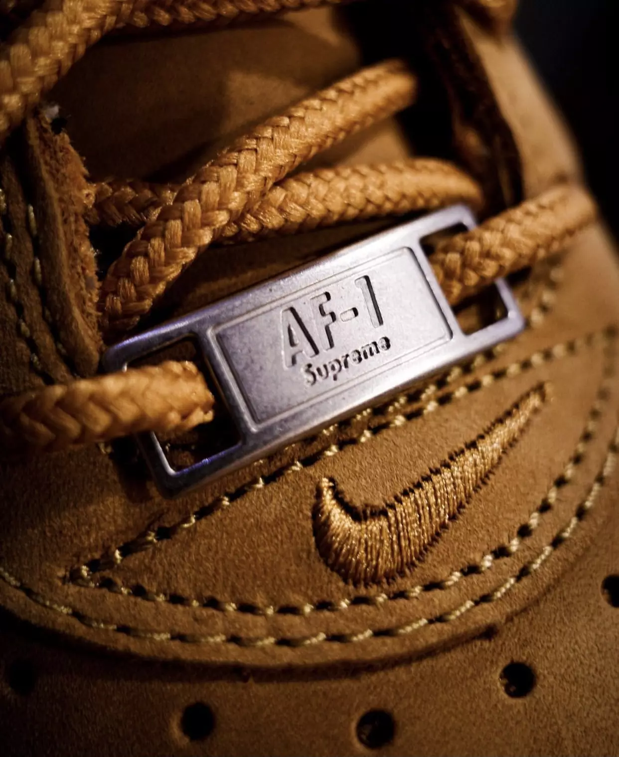 Supreme Nike Air Force 1 Wheat Flax Data di rilascio