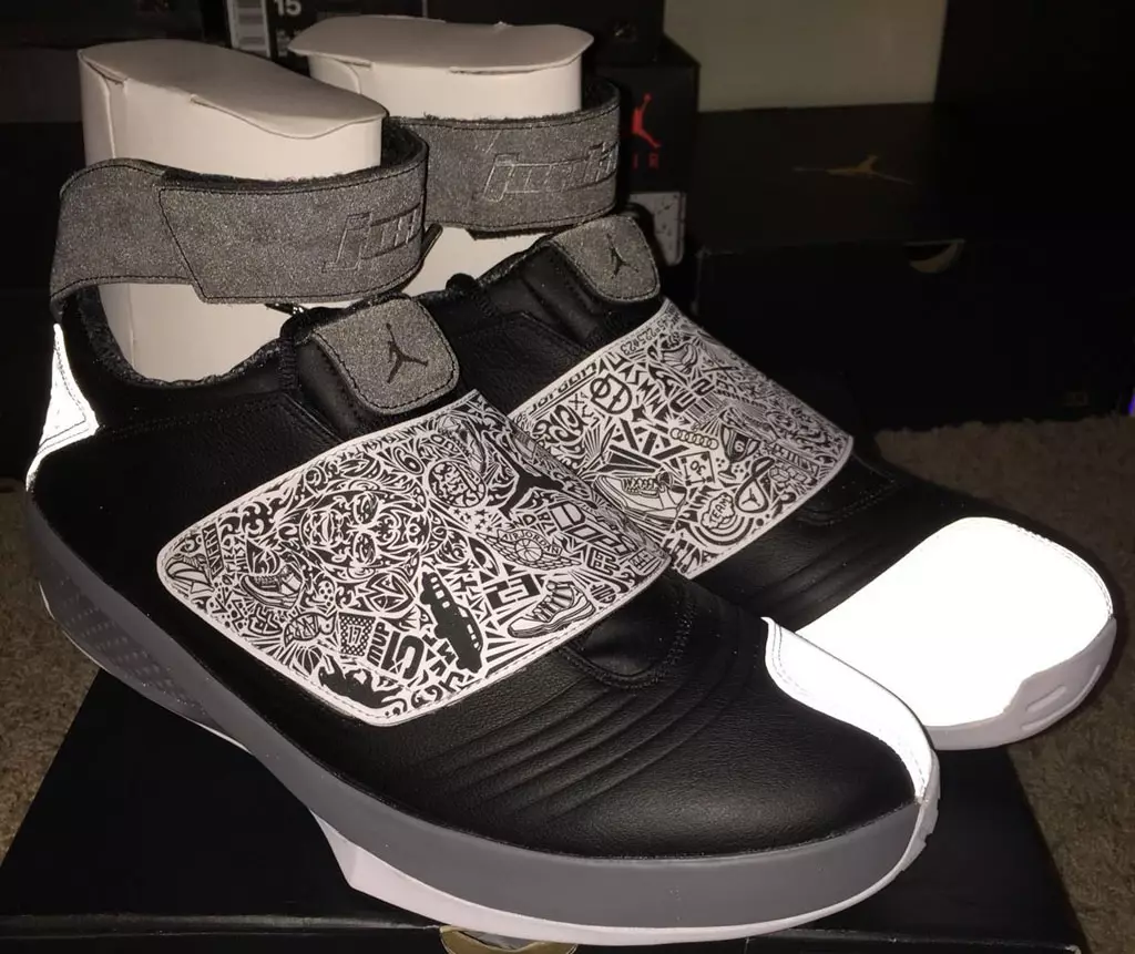 Air Jordan XX 20 Playoffs Negro Blanco Gris