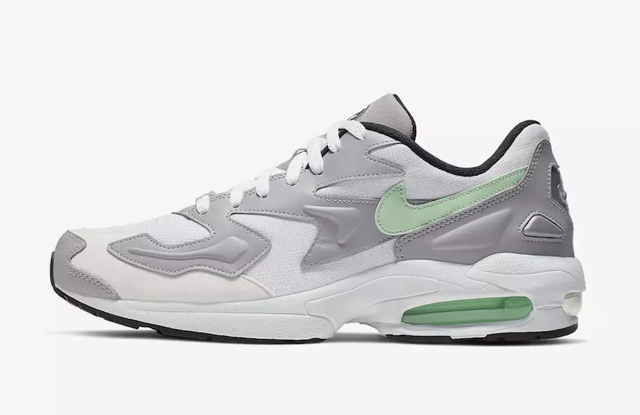 Nike Air Max2 šviesiai pilka, šviežia mėtų CJ0523-100 išleidimo data