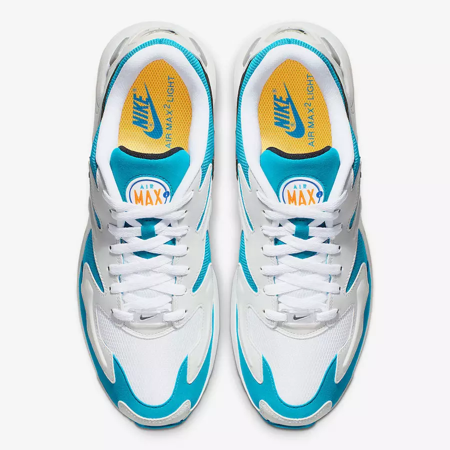 Nike Air Max2 Light OG Blue Lagoon AO1741-100 Releasedatum