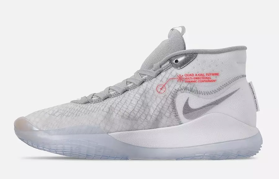 Nike KD 12 Wolf Grey AR4229-101 Датум на издавање