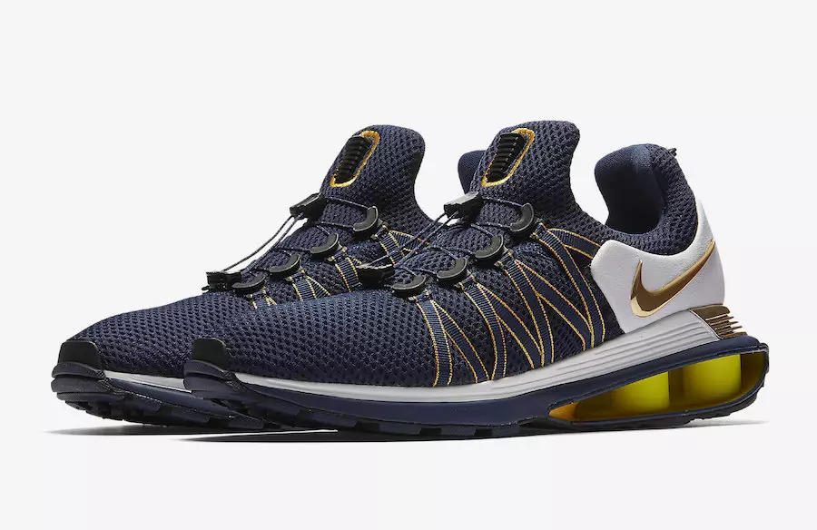 Nike Shox Gravity Keluaran Tidak Lama Lagi dalam Midnight Navy dan Metallic Gold