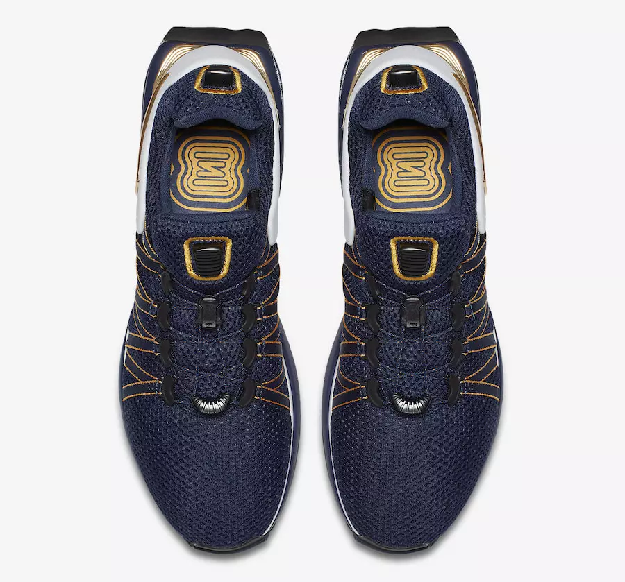 Nike Shox Gravity Midnight Navy Metallic Gold AR1999-400 Datum vydání