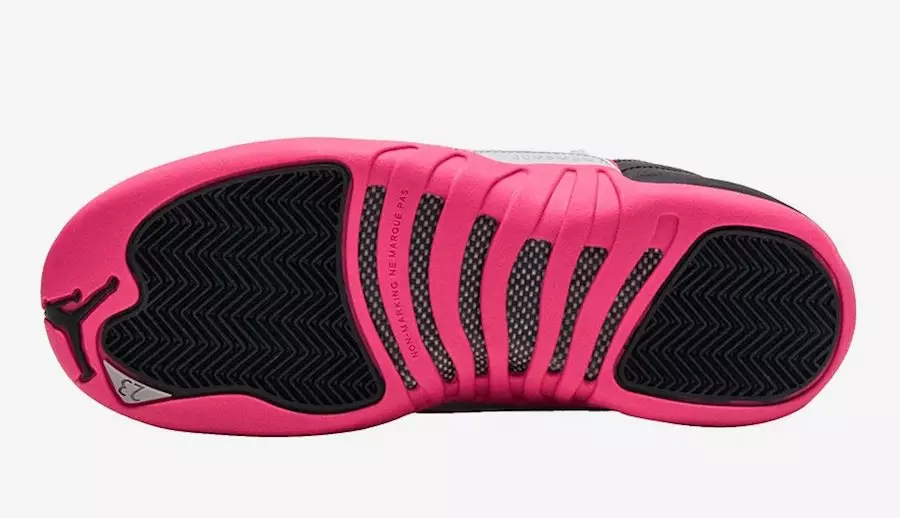 Air Jordan 12 Zwart dodelijk roze 510815-026