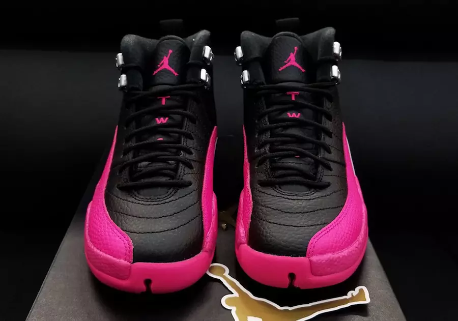 Jordan 12 Svart Rosa 510815-026