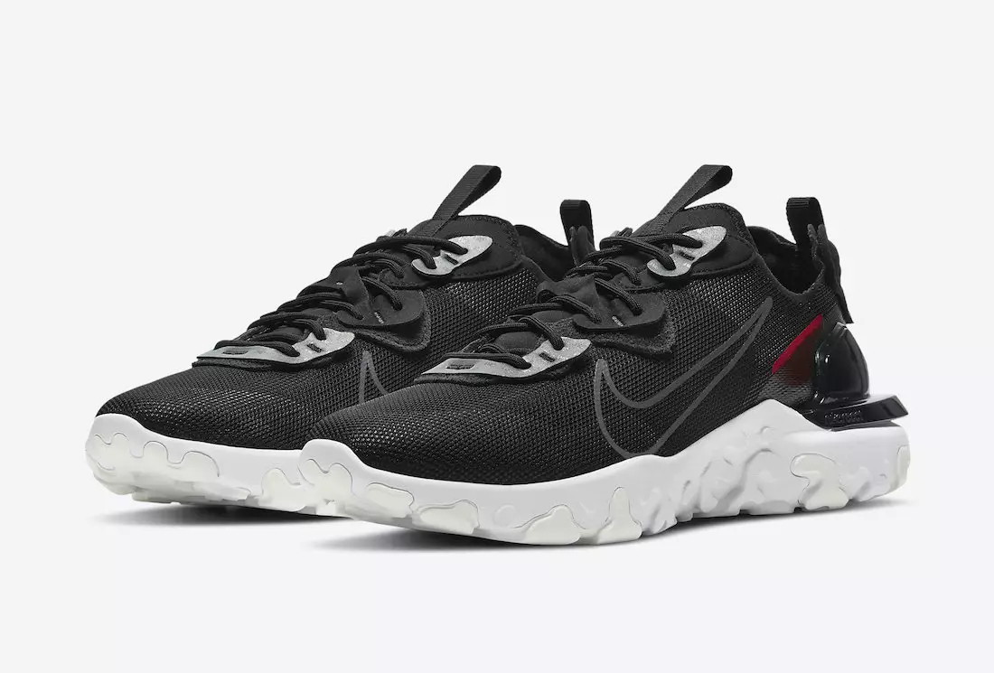 Siyah ve Kırmızı 3M x Nike React Vision Yayını