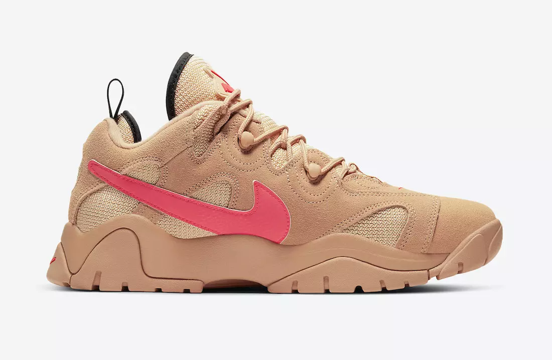 تاریخ انتشار Nike Air Barrage Low Vachetta Tan Laser Crimson CT2290-200