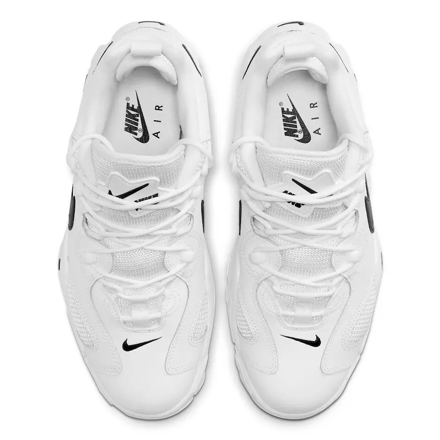 Nike Air Barrage Low White Black CW3130-100 תאריך שחרור