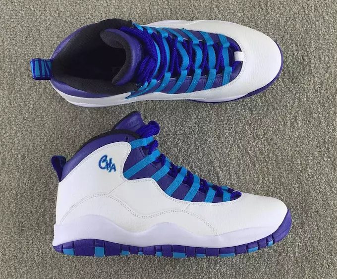 Hornets Air Jordan 10 City Pack 2016 წელი