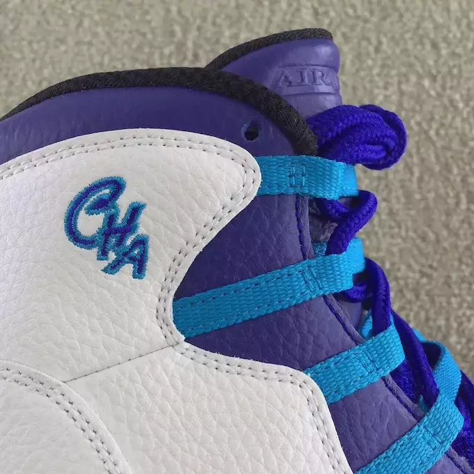 Hornets Air Jordan 10 City Pack 2016 წელი