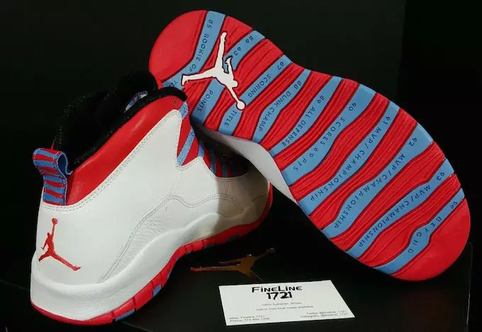 Air Jordan 10 Chicago City Flag გამოშვების თარიღი