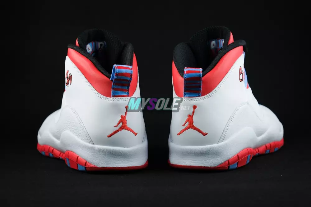 Air Jordan 10 Chicago Flag Chi City-pakket