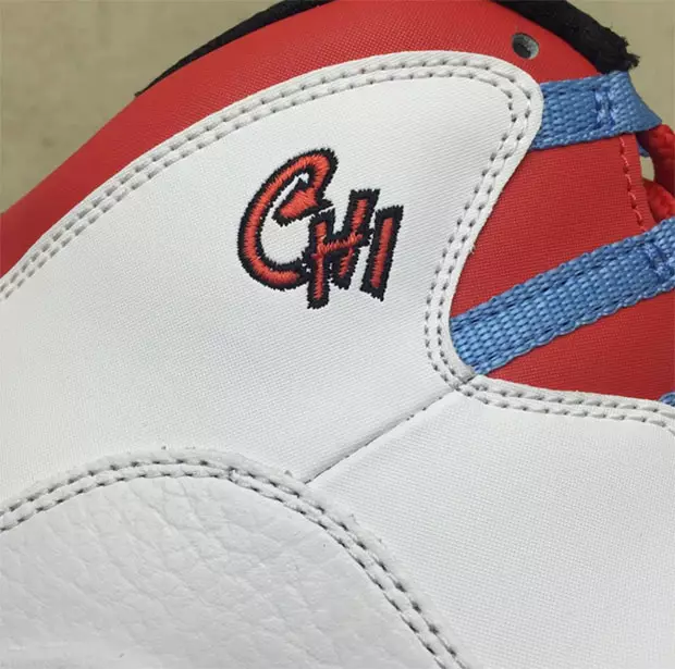 Air Jordan 10 Chicago City Flag