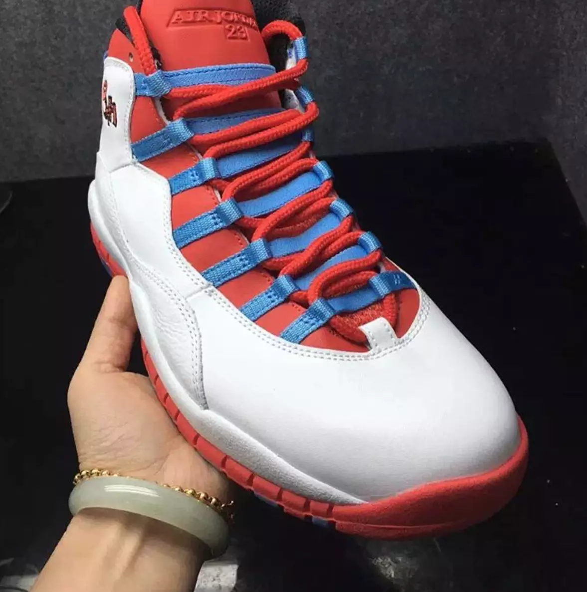 City Pack Air Jordan 10 Chicago Vlag