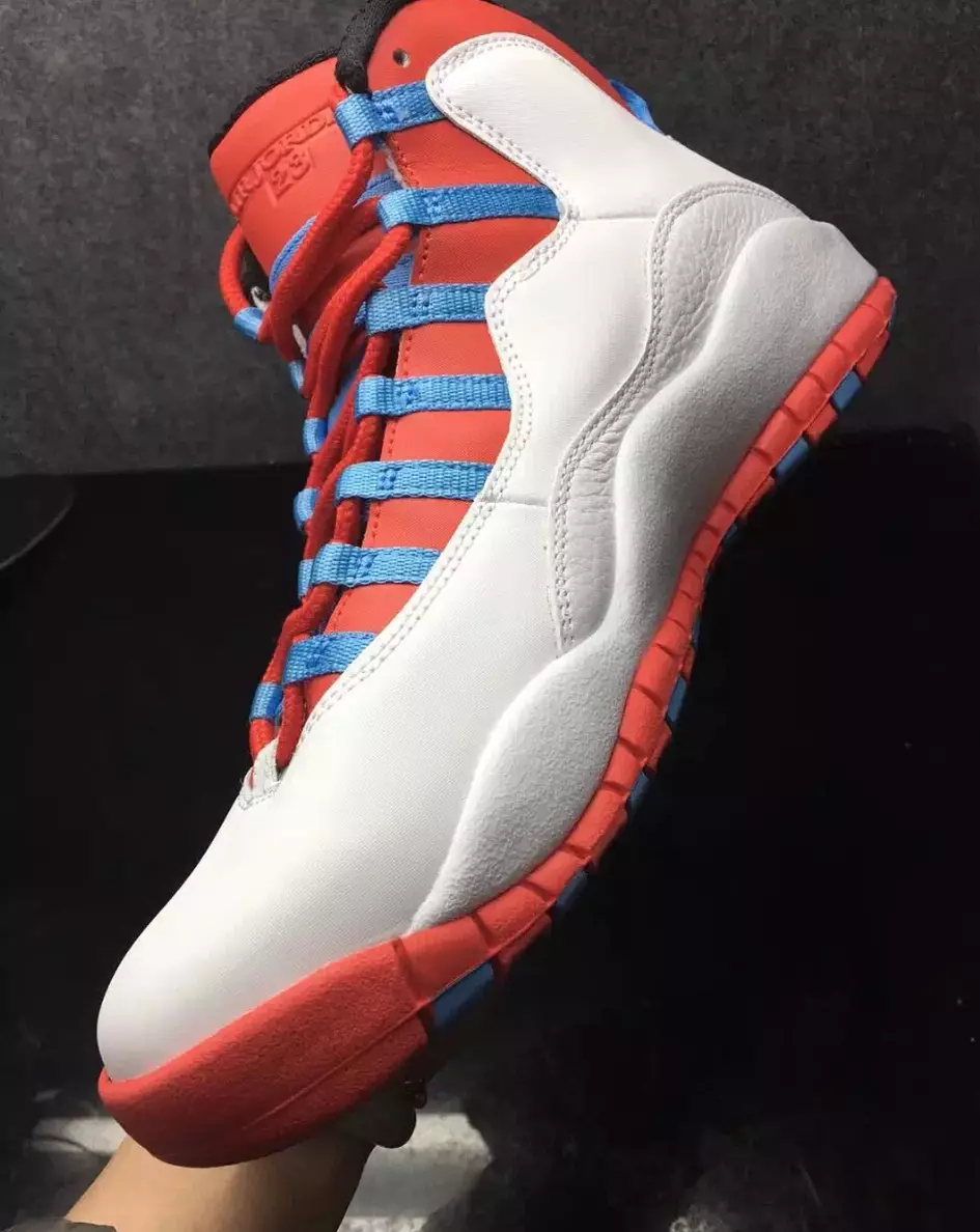 City Pack Air Jordan 10 Chicago-Flagge