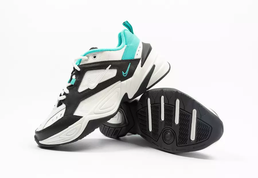 Nike M2K Tekno Bán Dubh Hyper Jade AO3108-102 Dáta Eisiúna