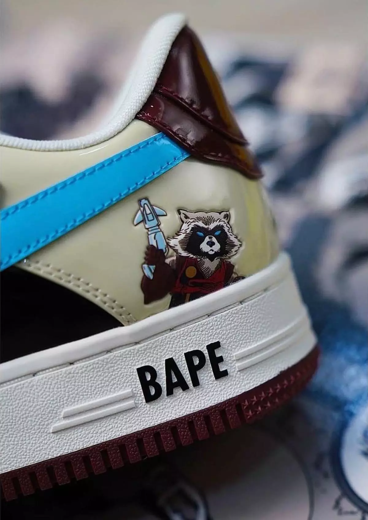 Marvel Bape Sta Rocket Raccoon 2022 წელი