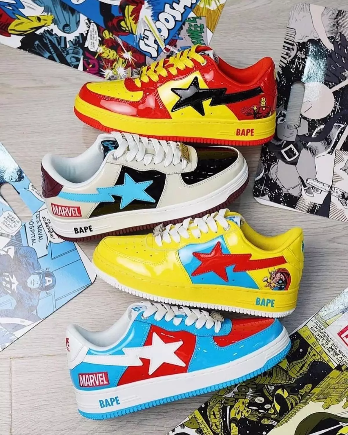 Marvel Bape Sta 2022