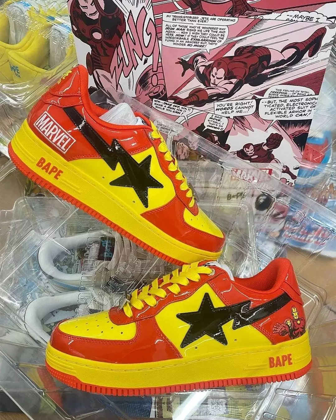 Marvel Bape Sta Iron Man 2022 გამოსვლის თარიღი