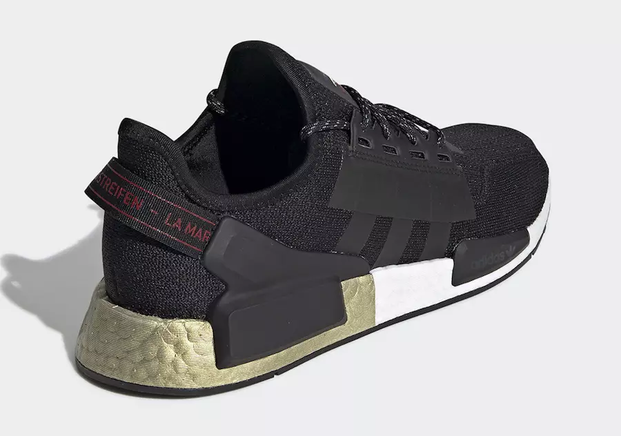 Adidas NMD R1 V2 с усилением Metallic Gold Boost