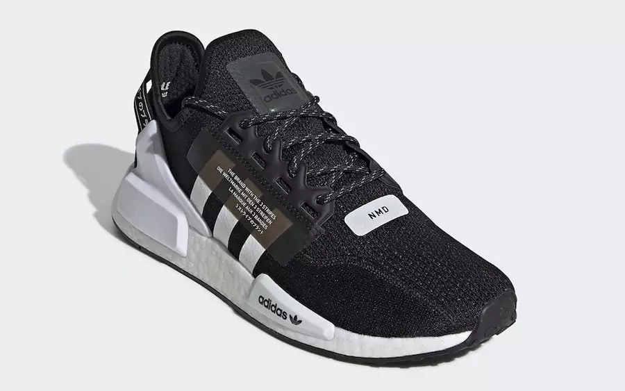 Adidas NMD V2 Black White FV9021 išleidimo data