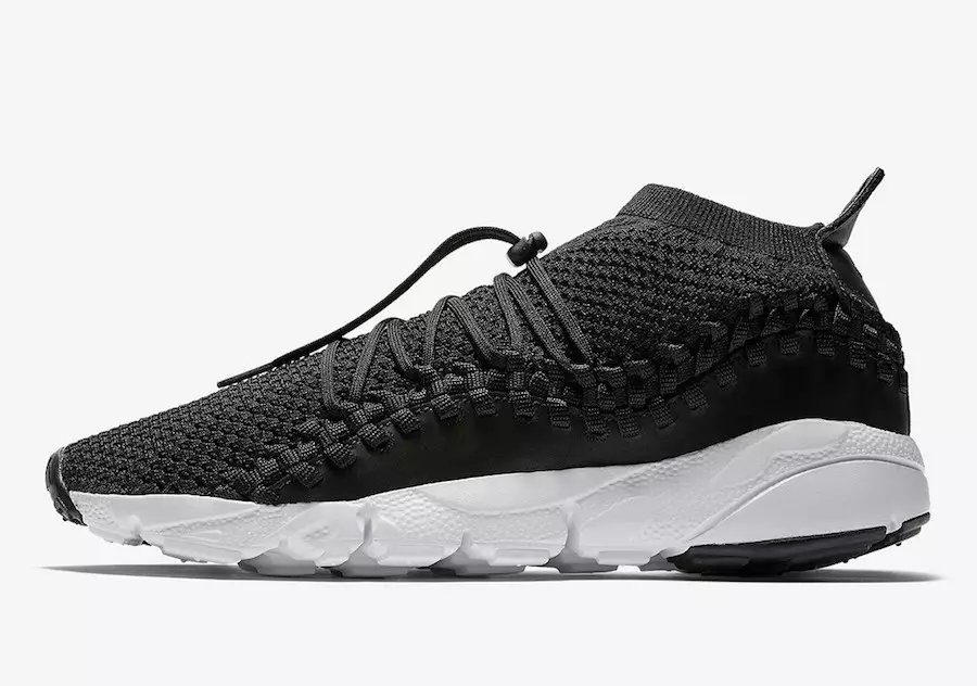 Nike Footscape Woven Chukka Flyknit שחור לבן