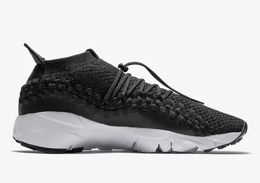 Nike Footscape dệt Chukka Flyknit đen trắng