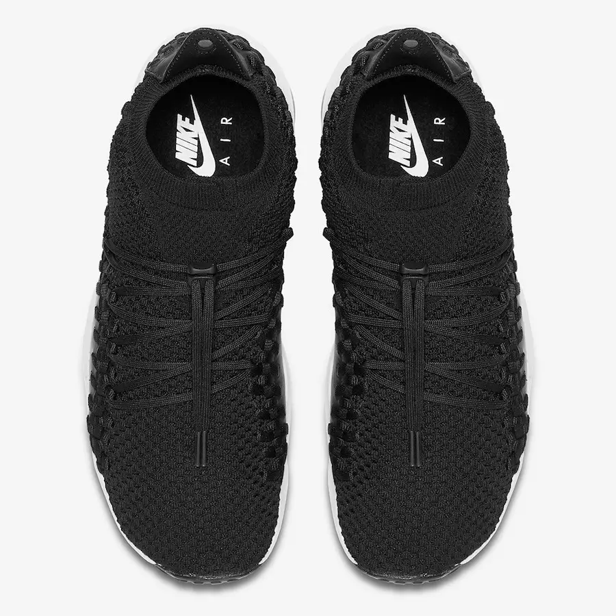 Nike Footscape Woven Chukka Flyknit Hitam Putih