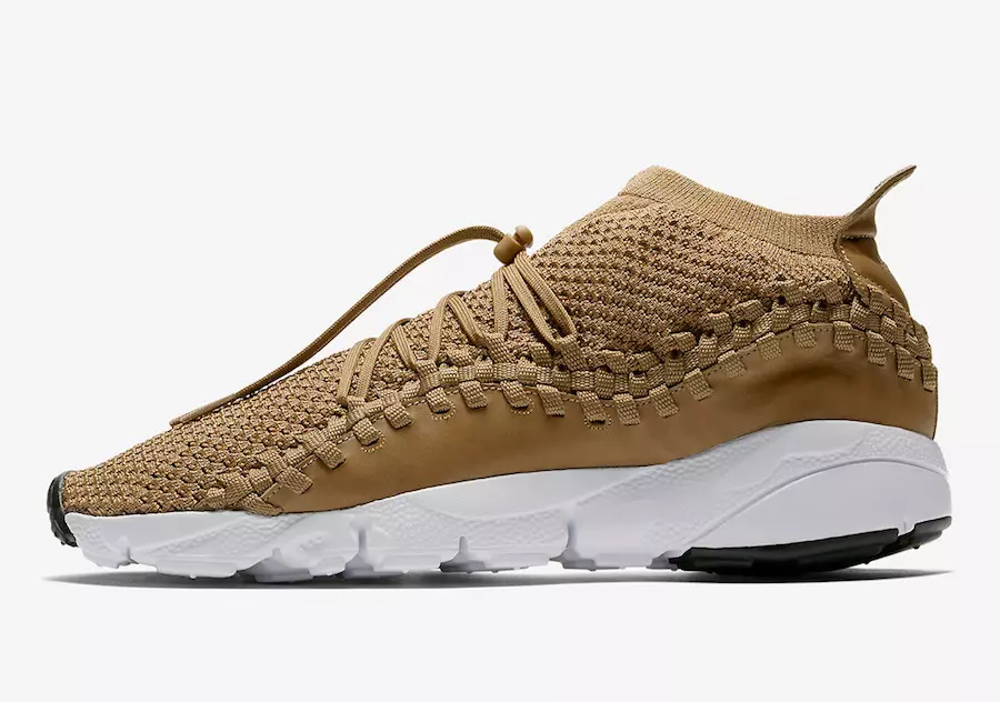 Nike Footscape Dokuma Chukka Flyknit Altın Bej