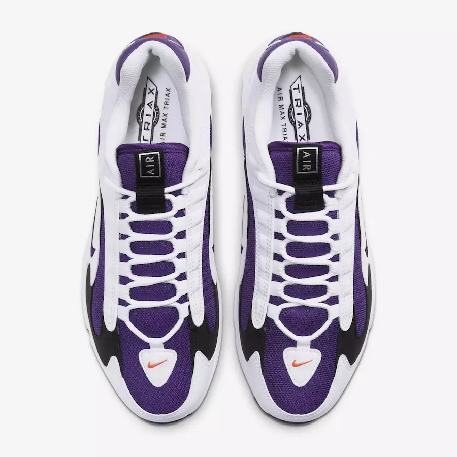 Nike Air Max Triax 96 Retro White Purple Data de llançament