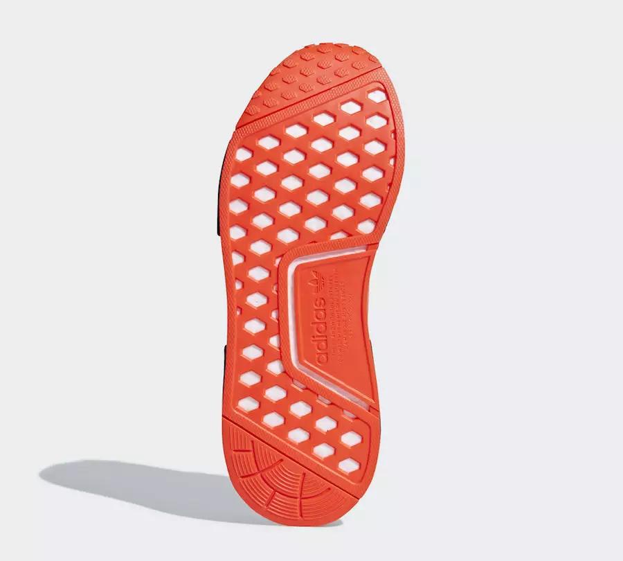 Adidas NMD R1 Cinza Solar Vermelho F35882 Data de lançamento