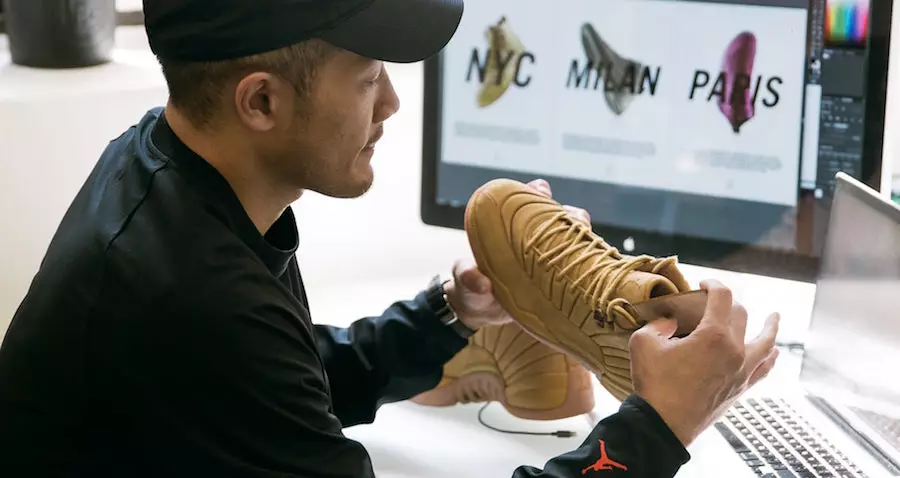 Зад дизайна на PSNY x Air Jordan 12