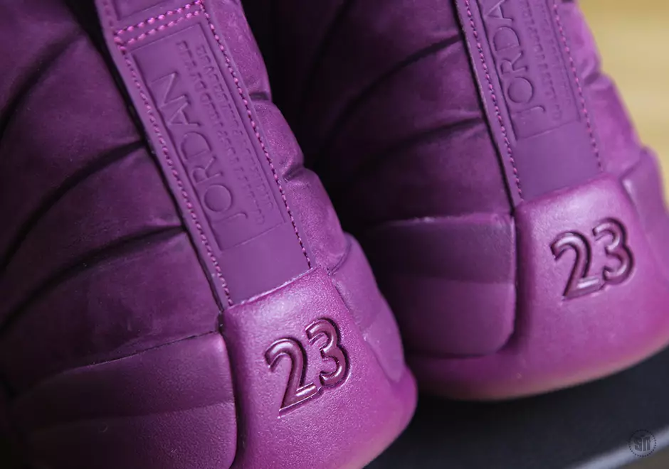 PSNY Air Jordan 12 Бордо кызгылт көк