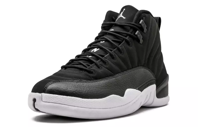 PSNY Air Jordan 12 Freunde und Familie Playoffs Schwarz Weiß 572646-849