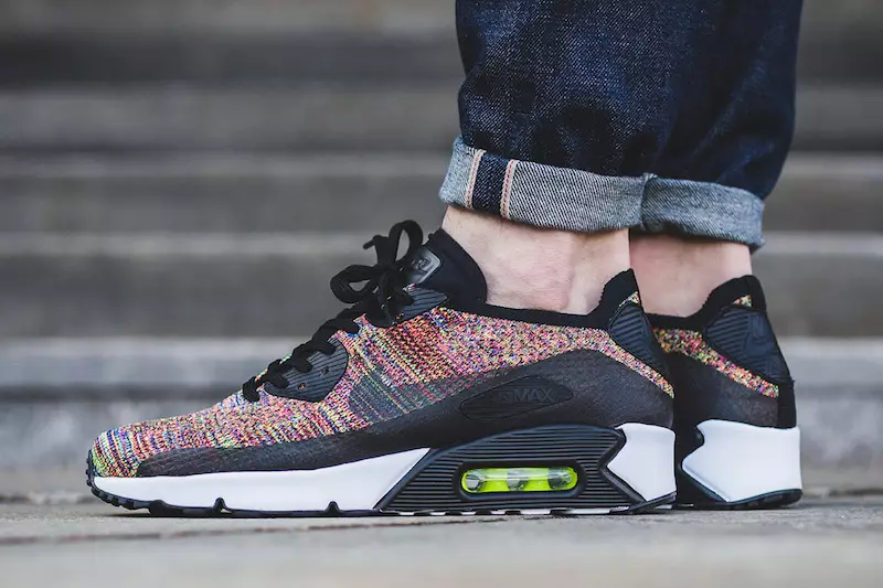 Nike Air Max 90 Ultra 2.0 Flyknit Çok Renkli 875943-002