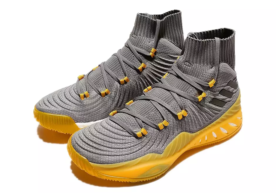 adidas Crazy Explosive Primeknit 2017 Grijs Geel