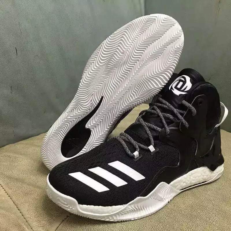 adidas D Rose 7 Schwaarz Wäiss