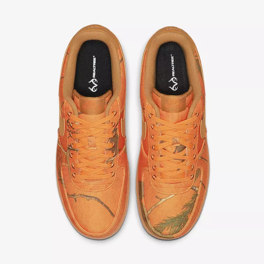 Nike Air Force 1 ya Chini Realtree AO2441-800 Tarehe ya Kutolewa