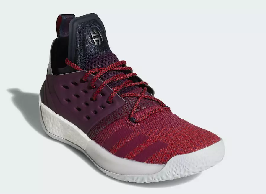 adidas Harden Vol. 2 Maroon AH2124 გამოშვების თარიღი