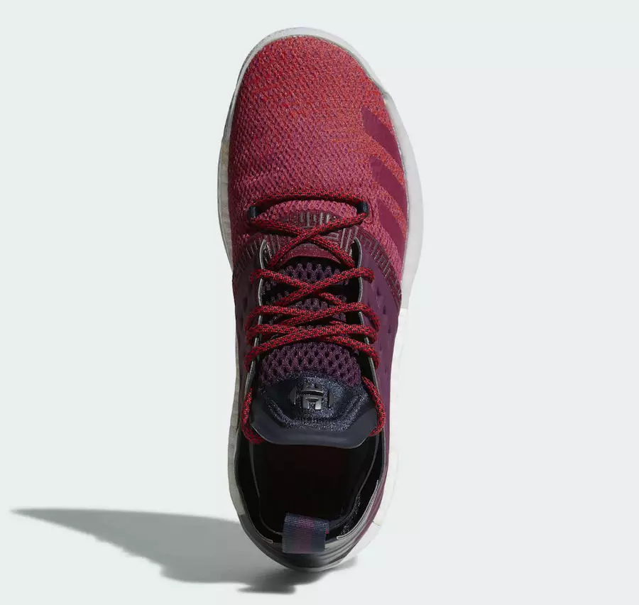 Adidas Harden Vol. 2 Maroon AH2124 Data de lançamento