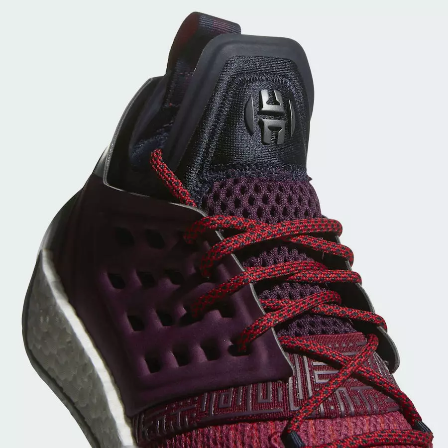 adidas Harden Vol. Tanggal Rilis 2 Maroon AH2124