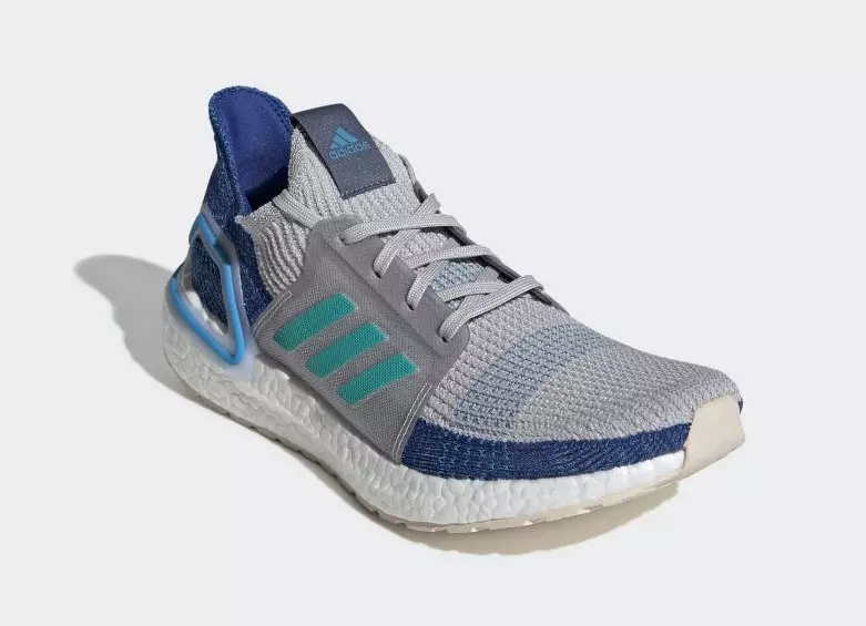 adidas Ultra Boost 2019 Grey Shock Cyan F35240 Útgáfudagur