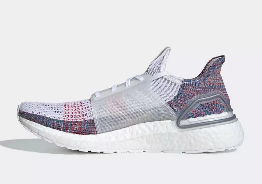 adidas Ultra Boost 2019 အဖြူရောင် Multicolor B37708 ဖြန့်ချိသည့်ရက်စွဲ