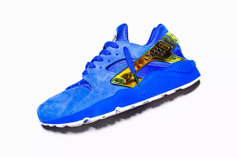 Ubeseiret Nike LA Huarache Blue Suede