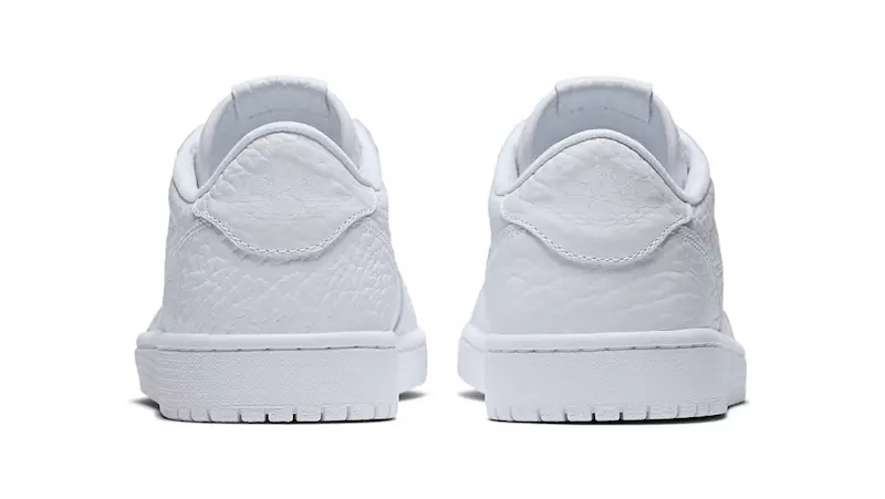 Air Jordan 1 Retro Low No Swoosh Triple White