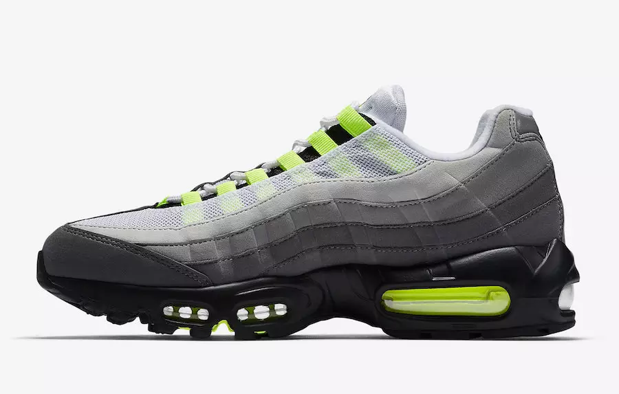 Nike Air Max 95 OG Neon 554970-071 2018 Чыгарылган датасы